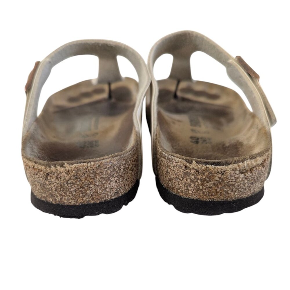 Birkenstock Platinum Leather Sandals - Size 40 - Picture 8 of 12